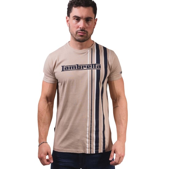 Lambretta - "SS25" T-Shirt für Herren (Steinfarben) - Image 6