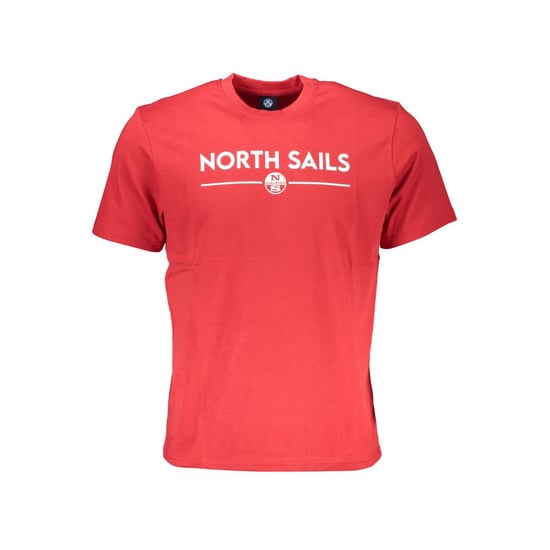 North Sails Crewneck-T-Shirt mit Print - Rot - Image 1