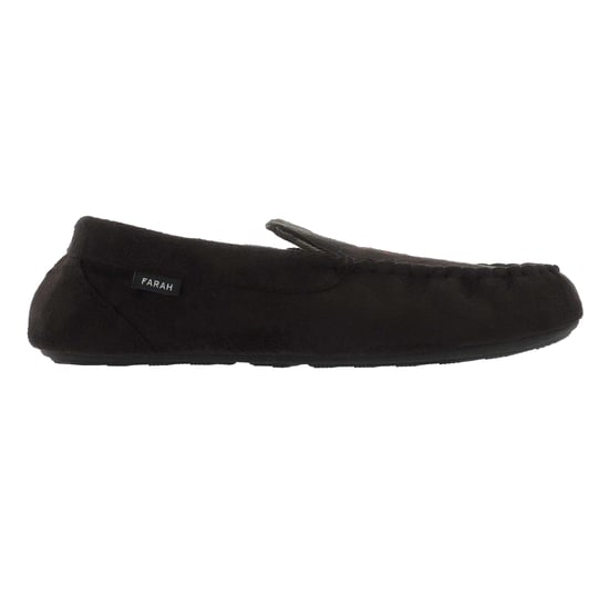Farah - "Nicken" Mokassin-Hausschuhe für Herren (Schwarz) - Image 2