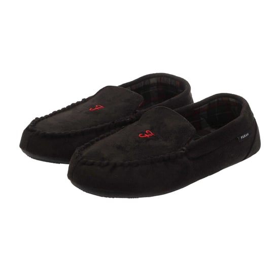 Farah - "Nicken" Mokassin-Hausschuhe für Herren (Schwarz) - Image 4