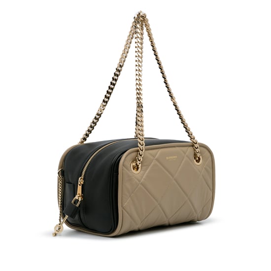 Gepolsterte Lederkette Tasche - Image 2