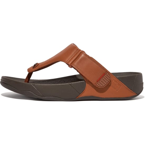 Fitflop Trakk II Leder Herren Dunkelbraune Sandalen - Image 3