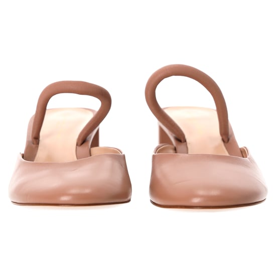 Gianvito Rossi Tivoli Mules 55 aus beigem Leder - Image 4