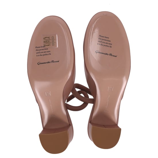 Gianvito Rossi Tivoli Mules 55 aus beigem Leder - Image 5