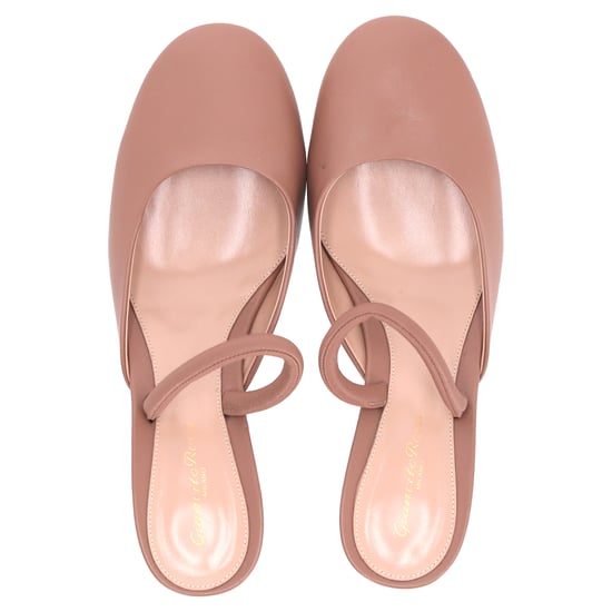 Gianvito Rossi Tivoli Mules 55 aus beigem Leder - Image 6