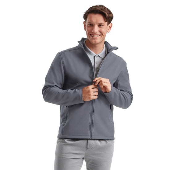 Russell - "Essential" Softshelljacke für Herren (Eisengrau) - Image 4