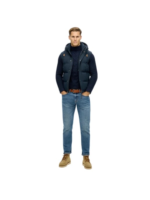 Superdry Herren Everest ärmellose Steppjacke - Image 2