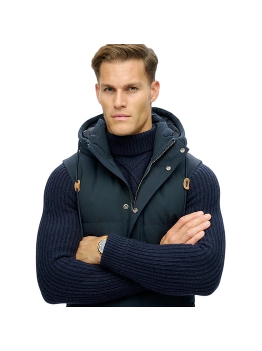 Superdry Herren Everest ärmellose Steppjacke - Image 3