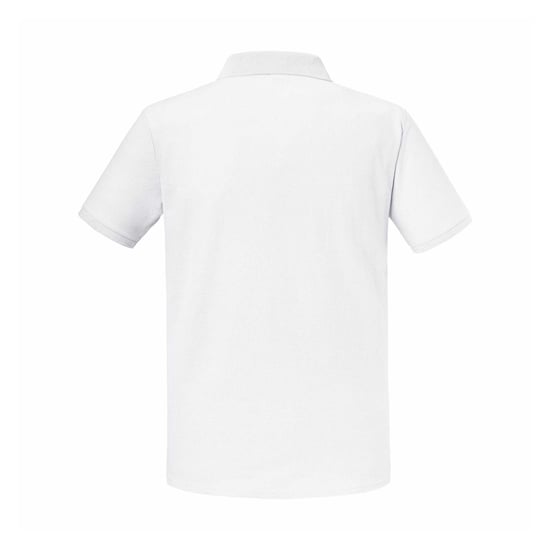 Russell - "Authentic Eco" Poloshirt für Herren/Damen Unisex (Weiß) - Image 2