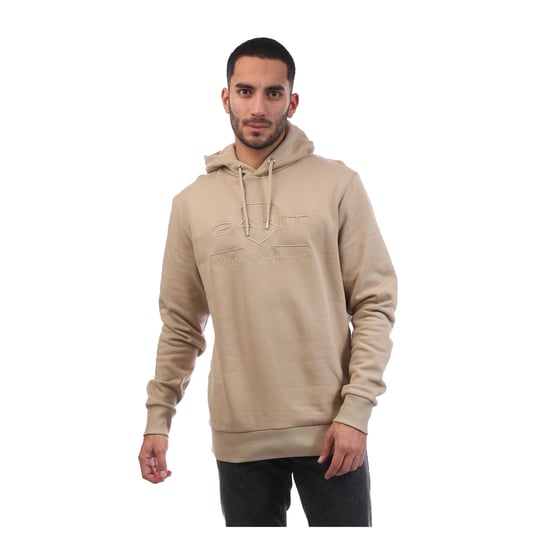 Gant - "Archive Shield" Kapuzenpullover für Herren (Beige) - Image 1