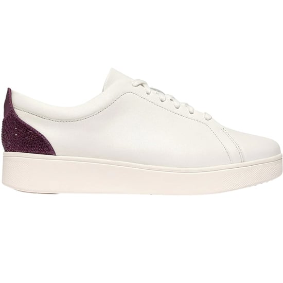 FitFlop - Damen Sneaker "Rally", Kristall, Leder (Weiß/Mauve/Weinrot) - Image 1