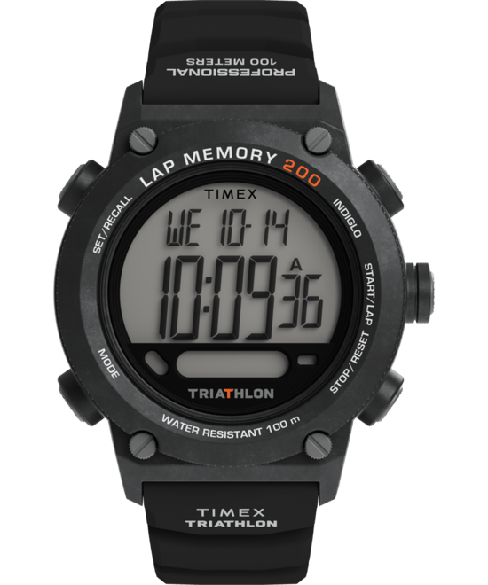 Timex Triathlon Schwarz Herren Armbanduhr TW5M66900 - Image 1