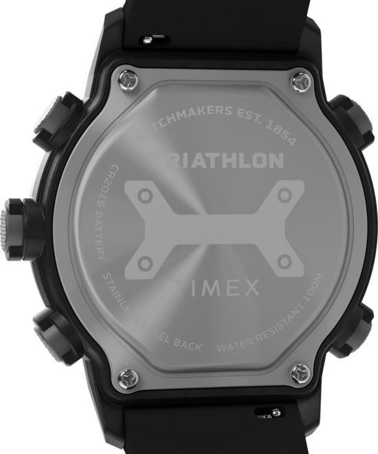 Timex Triathlon Schwarz Herren Armbanduhr TW5M66900 - Image 3