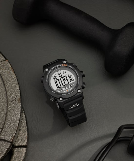 Timex Triathlon Schwarz Herren Armbanduhr TW5M66900 - Image 5