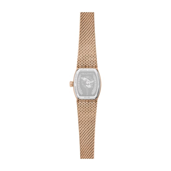 Bulova Goddess Of Time roségold Damen Armbanduhr 97L185 - Image 2