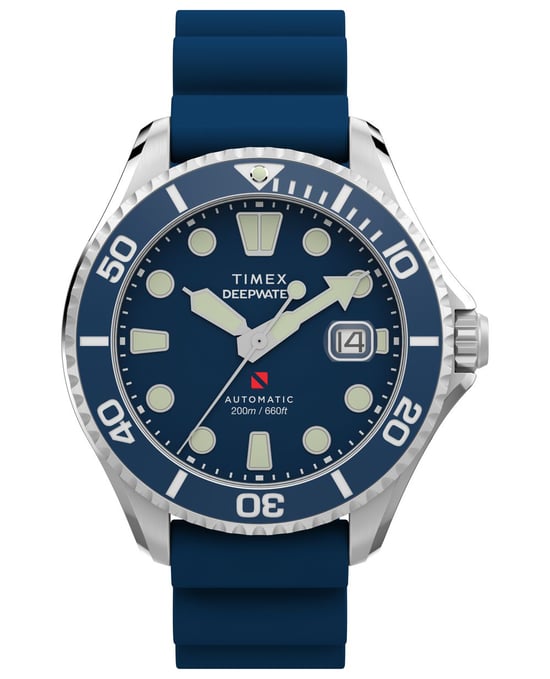 Timex Deep Water Meridian Blau Herren Armbanduhr TW2Y39900 - Image 1