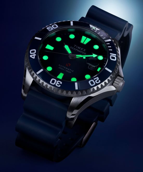 Timex Deep Water Meridian Blau Herren Armbanduhr TW2Y39900 - Image 6