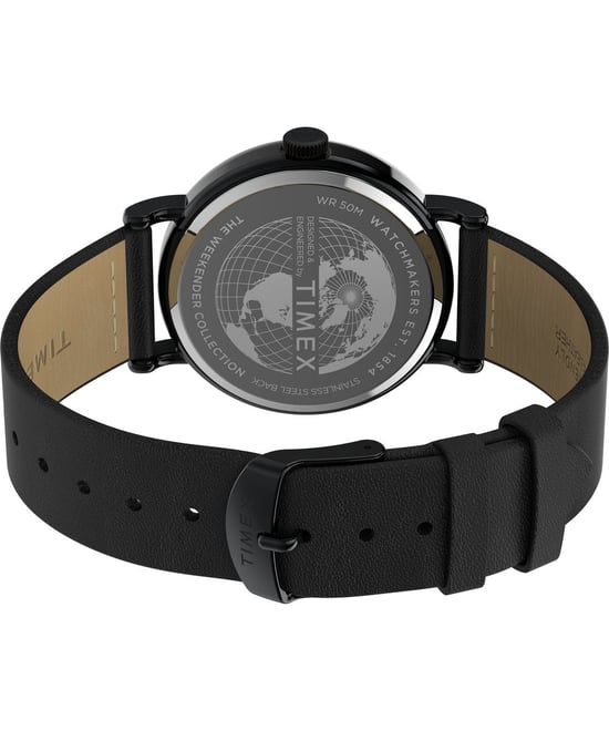 Timex Weekender Day Of The Dead Schwarz Herren Armbanduhr TW2Y15900 - Image 3