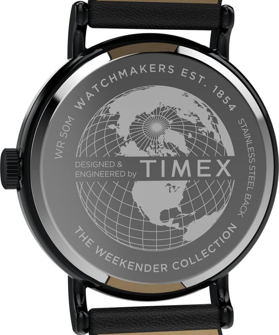 Timex Weekender Day Of The Dead Schwarz Herren Armbanduhr TW2Y15900 - Image 4