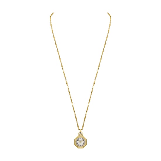 Bulova Rubaiyat Pendant Necklace Gold Damen Armbanduhr 97L182 - Image 4