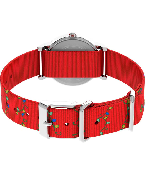 Timex Peanuts Weekender Rot Unisex Armbanduhr TW2Y39500 - Image 4