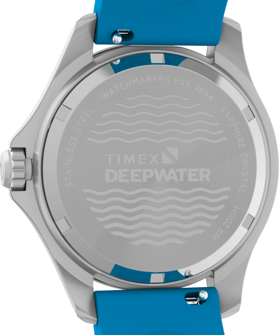 Timex Deep Water Meridian Blau Unisex Armbanduhr TW2Y40400 - Image 4