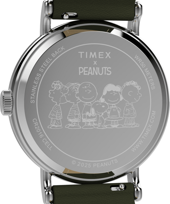Timex Peanuts Weekender Main Line Grün Herren Armbanduhr TW2Y12400 - Image 4