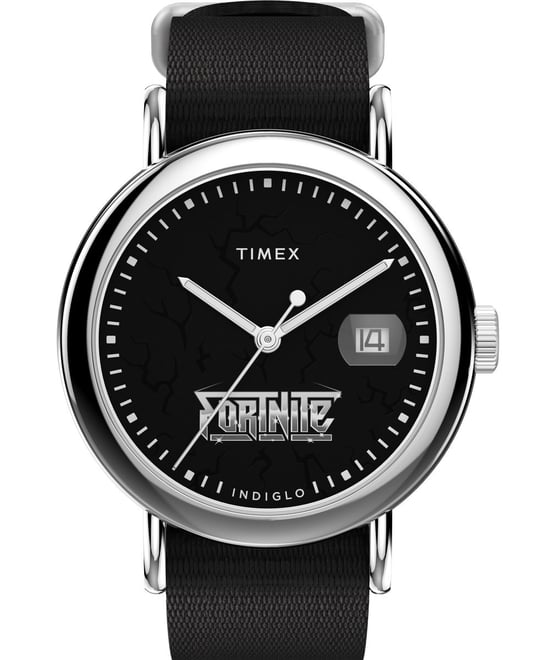 Timex X Fortnite Weekender Schwarz Herren Armbanduhr TW2Y46400 - Image 1