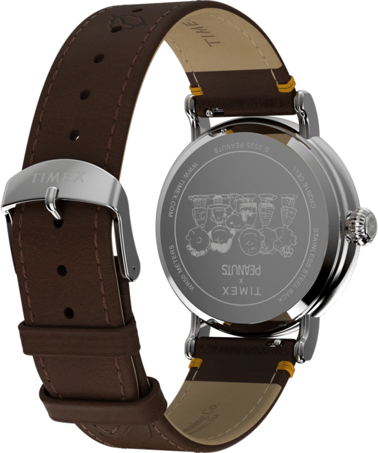 Timex Peanuts Waterbury Braun Unisex Armbanduhr TW2W44300 - Image 3