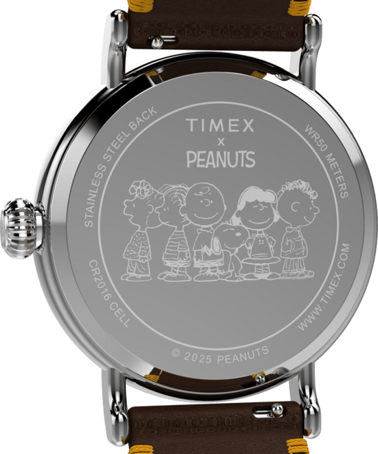 Timex Peanuts Waterbury Braun Unisex Armbanduhr TW2W44300 - Image 4