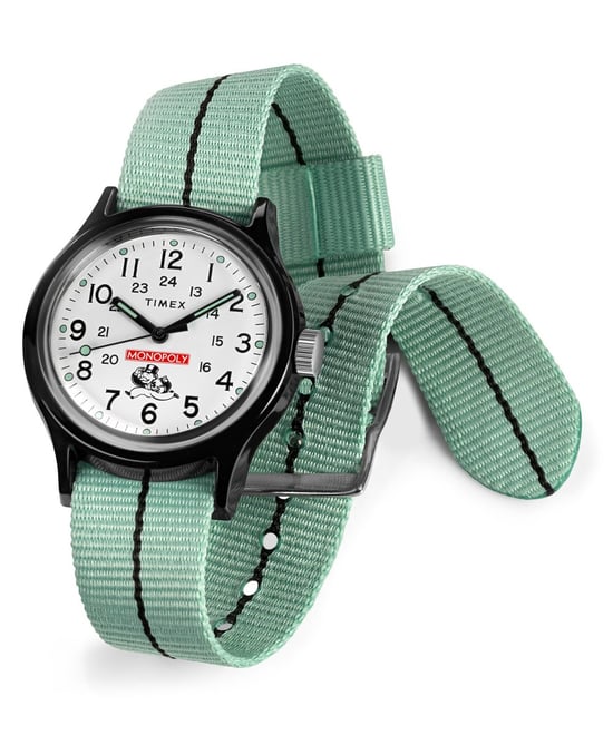 Timex X Monopoly Grün Herren Armbanduhr TW2Y47100 - Image 4