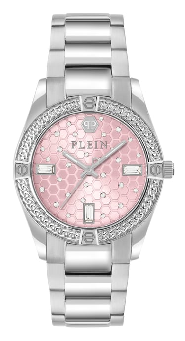 Philipp Plein Plein Icon Chain Silber Damen Armbanduhr PW1FA0125 - Image 1