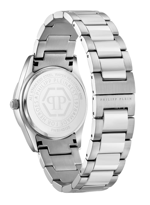 Philipp Plein Plein Icon Chain Silber Damen Armbanduhr PW1FA0125 - Image 2