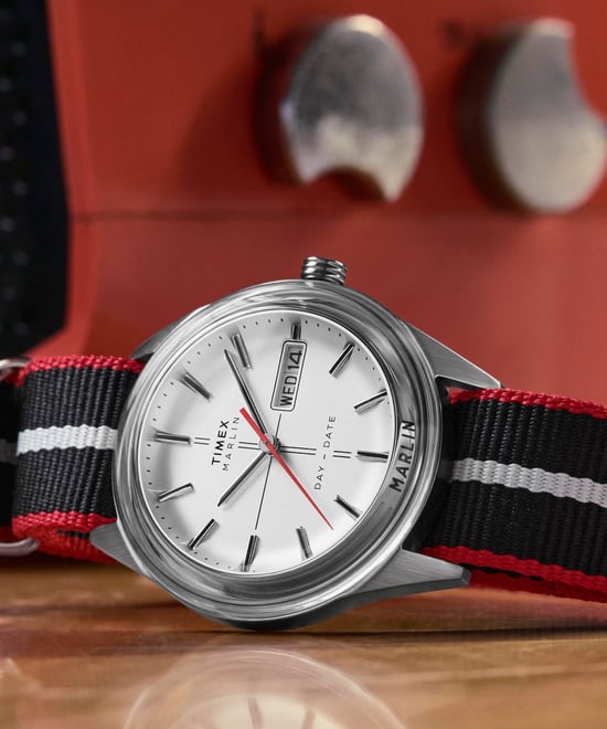 Timex Marlin Jet Schwarz Herren Armbanduhr TW2Y37300 - Image 5