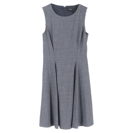 Theory Pre-owned Tweed ärmelloses Mini-Schwingkleid aus Wolltweed - Grau - Image 1