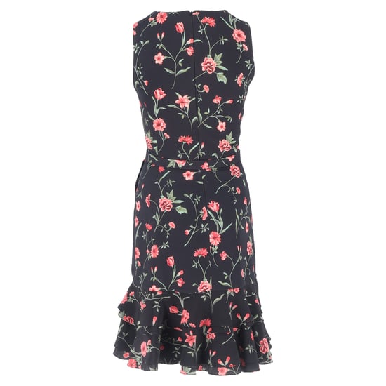 Michael Kors Kollektion Blumendruck Gürteltop Mini-Kleid aus mehrfarbiger Viskose - Image 3