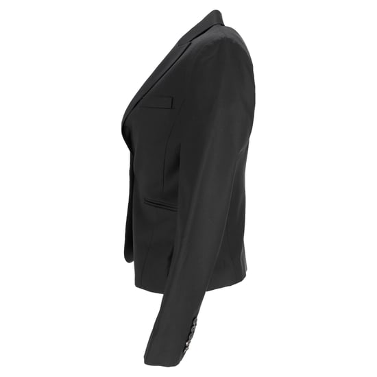 Joseph Einreiher-Blazer mit Taschen aus schwarzer Wolle - Image 2
