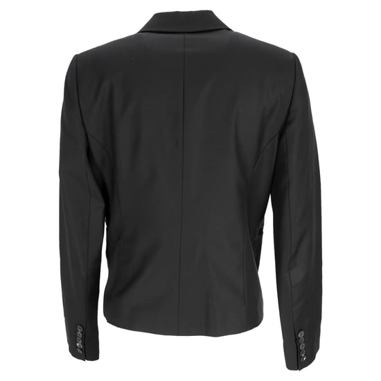 Joseph Einreiher-Blazer mit Taschen aus schwarzer Wolle - Image 3