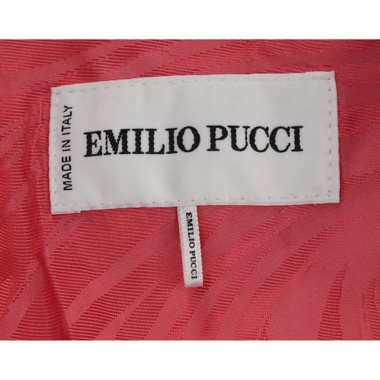 Emilio Pucci Einreiher-Blazer mit Taschen aus rosa Wolle - Image 4