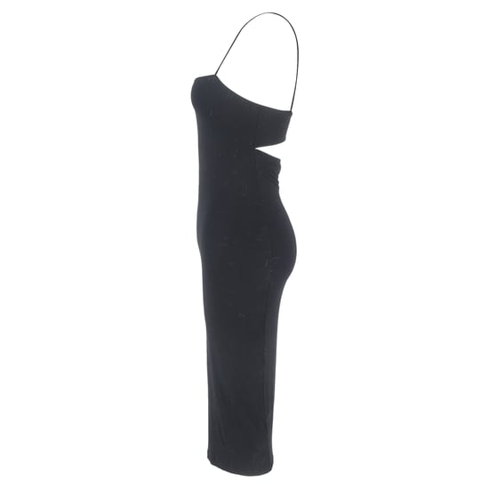 Alexander Wang Rückenausschnitt Ärmelloses Midi Enges Kleid aus schwarzem Modal - Image 2