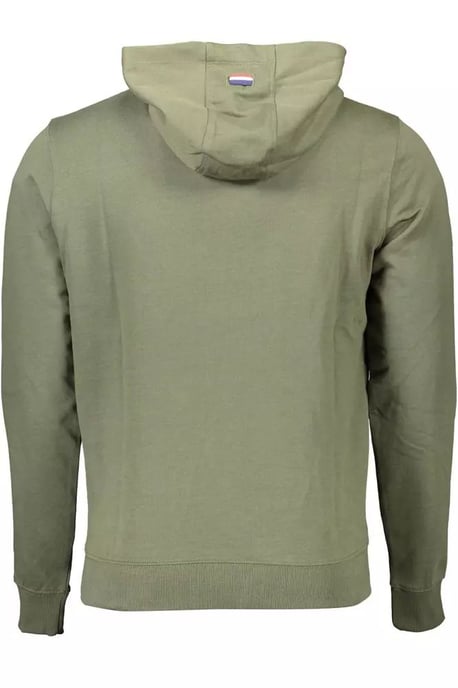 Fleece Hoodie Pullover Olivgrün - Image 2