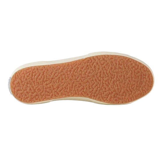 Superga - Damen Sneaker "2750", gewebter Stoff, Leder (Beige/Naturweiß) - Image 5