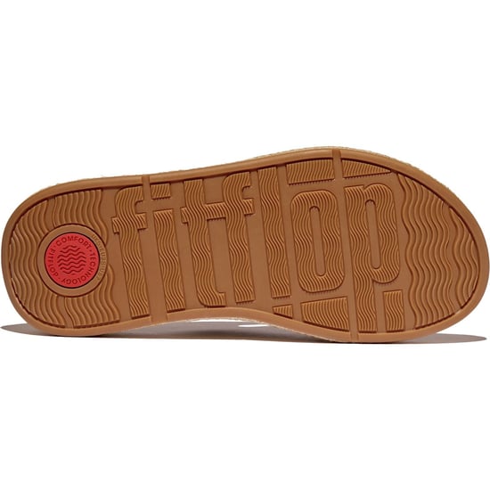 Fitflop F-Mode Cross Leder Herren Clogs in Dunkelbraun - Image 2