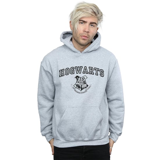 Harry Potter - "Hogwarts" Kapuzenpullover für Herren (Grau) - Image 2