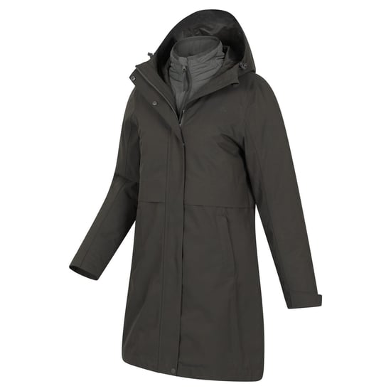 Mountain Warehouse - "Luna" Jacke, wasserfest für Damen, 3 in 1, Lang (Khakigrün) - Image 3
