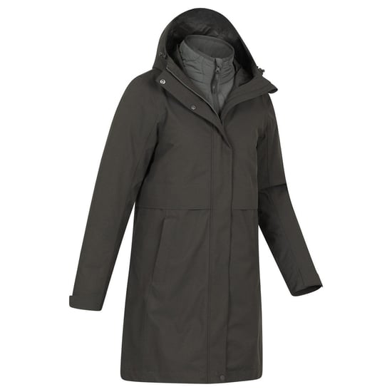 Mountain Warehouse - "Luna" Jacke, wasserfest für Damen, 3 in 1, Lang (Khakigrün) - Image 4