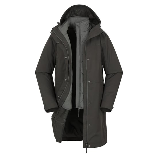 Mountain Warehouse - "Luna" Jacke, wasserfest für Damen, 3 in 1, Lang (Khakigrün) - Image 5