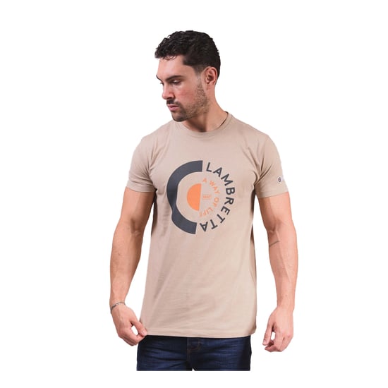 Lambretta - T-Shirt für Herren (Steinfarben) - Image 4