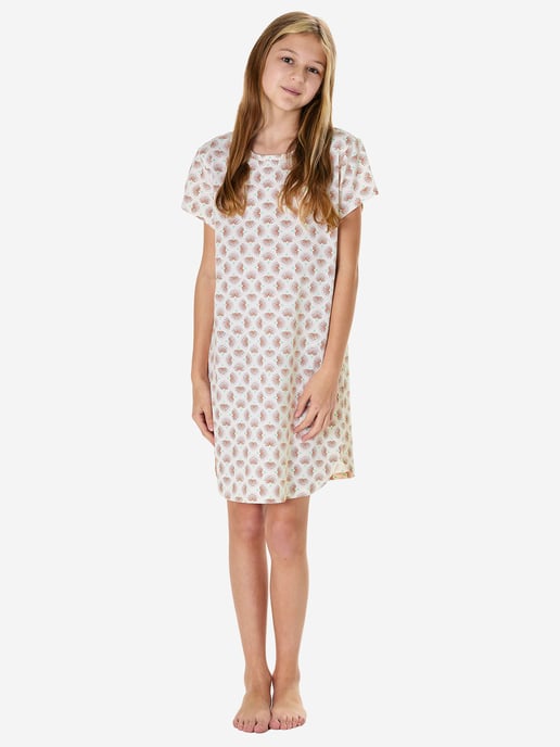 Schiesser Mädchen Nachthemd NightwearSchlafkleid, Nachtkleid, Schlafhemd - Image 2