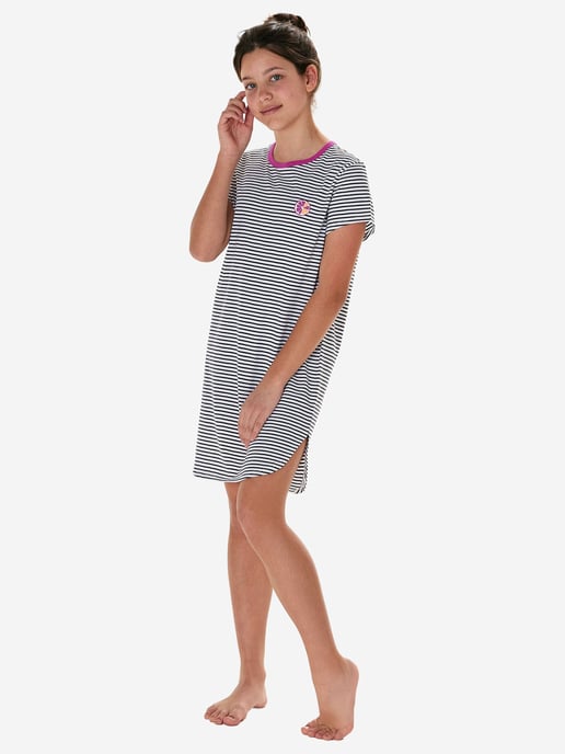 Schiesser Mädchen Nachthemd NightwearSchlafkleid, Nachtkleid, Schlafhemd - Image 3
